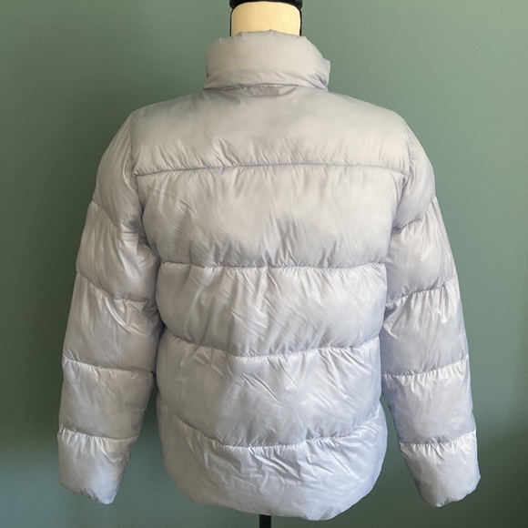 Light Blue Puffer Coat 32 Degrees Heat Medium - Picture 4 of 6